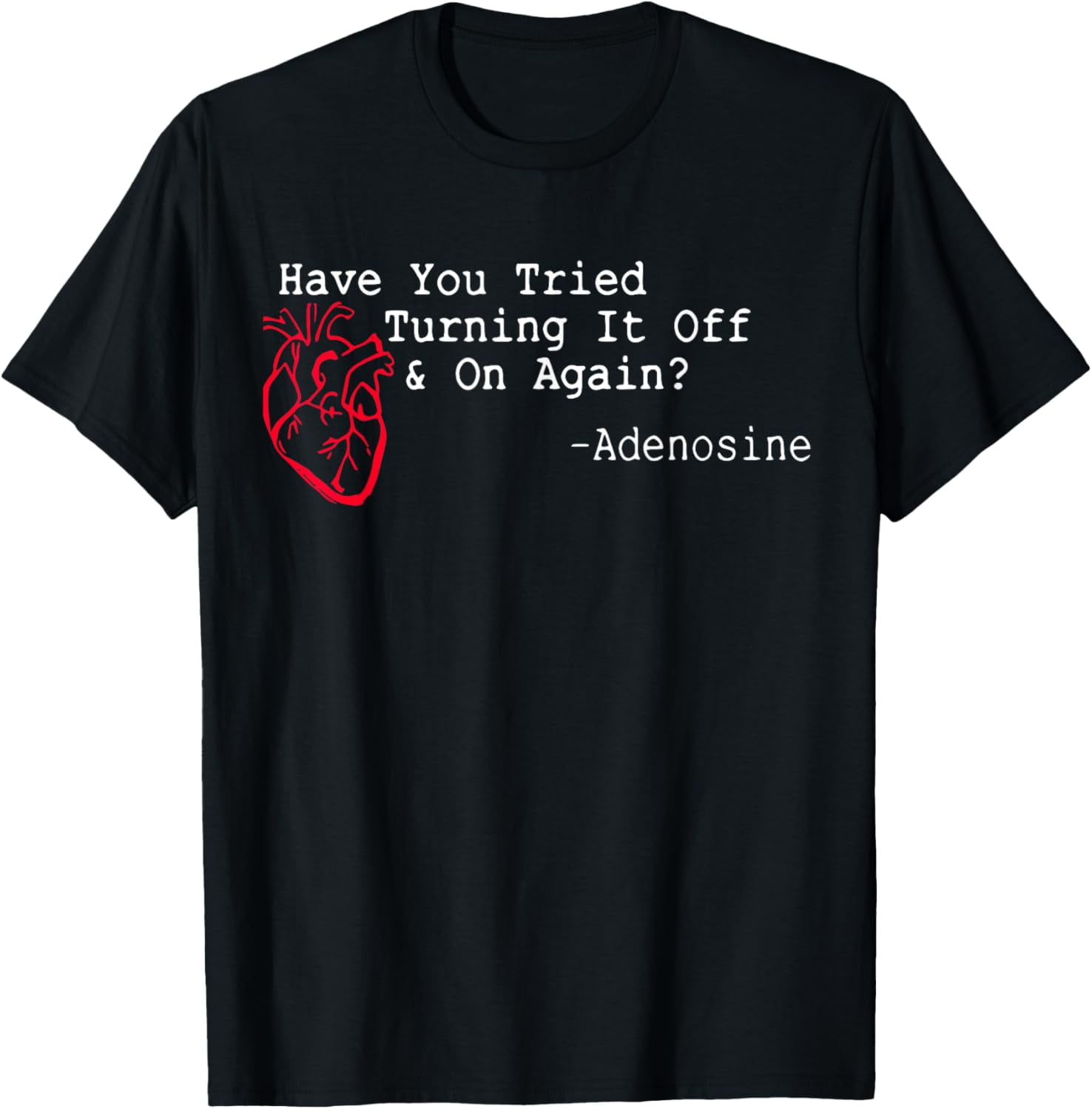Urban Backwoods T-Shirt Uomo - 'Have You Tried Turning It Off And On Again?' - 100% Cotone