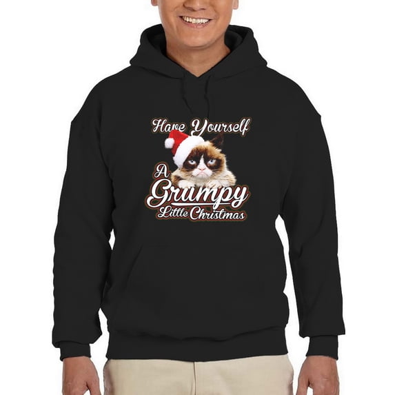 Have Yourself A Grumpy Christmas Hoodie Men -T-Line Designs, Male Small