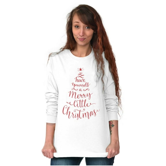 Have Yourself Merry Little Christmas Women's Long Sleeve T Shirt Brisco Brands X