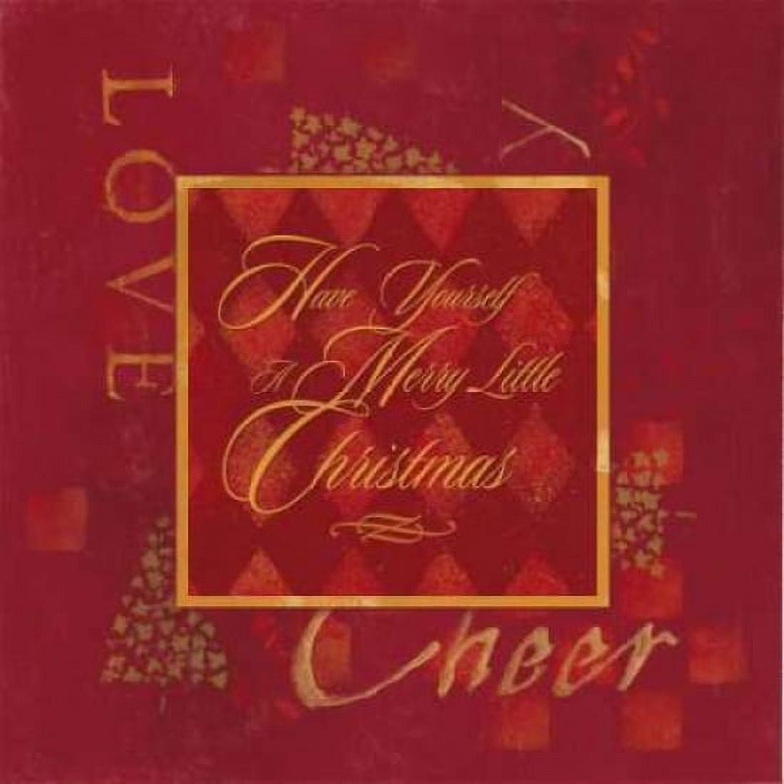 Have Yourself a Merry Little Christmas Canvas Art - Stephanie Marrott (24 x 24)