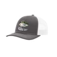 thumbnail image 1 of Have a Crappie Day Funny Fishing Mesh Back Trucker Hat-Charcoal, 1 of 4