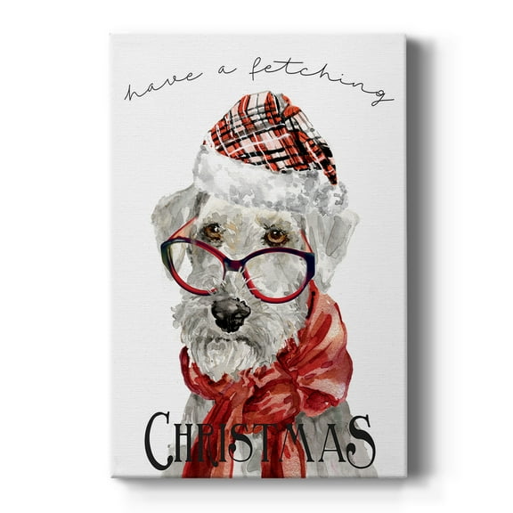 Have a Fetching Christmas Premium Gallery Wrapped Canvas - Ready to Hang