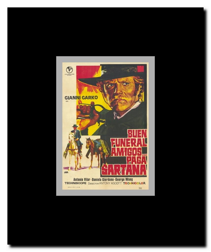 Have a Good Funeral My Friend Sartana W Framed Movie Poster