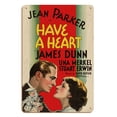 thumbnail image 1 of Have a Heart - Starring Jean Parker & James Dunn - Directed by David Butler - Vintage Film Movie Poster c.1935 - 8 x 12 inch Vintage Wood Art Sign, 1 of 4