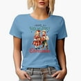 thumbnail image 1 of Have a Holly Jolly Christmas with Vintage Boy & Girl Art Merch Gift, Baby Blue T-Shirt, 3XL, 1 of 5