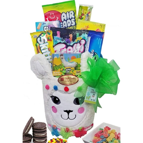 Easter Llama Gift Basket for Kids