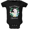 thumbnail image 1 of Have a Magical Christmas Unicorn Soft Baby One Piece Black 18-24 M, 1 of 1