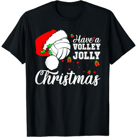 Have a Volley Jolly Christmas Christmas Volleyball Sporty T-Shirt