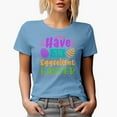 thumbnail image 1 of Have an Eggcellent Easter, Baby Blue T-Shirt, Large, 1 of 5