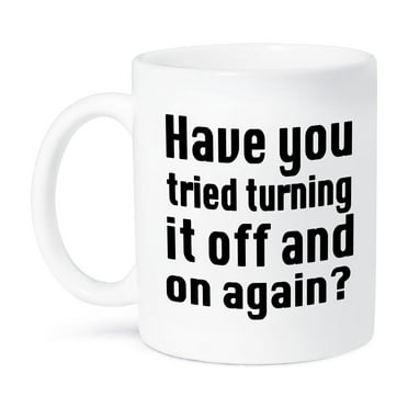 3dRose, Have you tried turning it on and off again IT, 11oz Mug