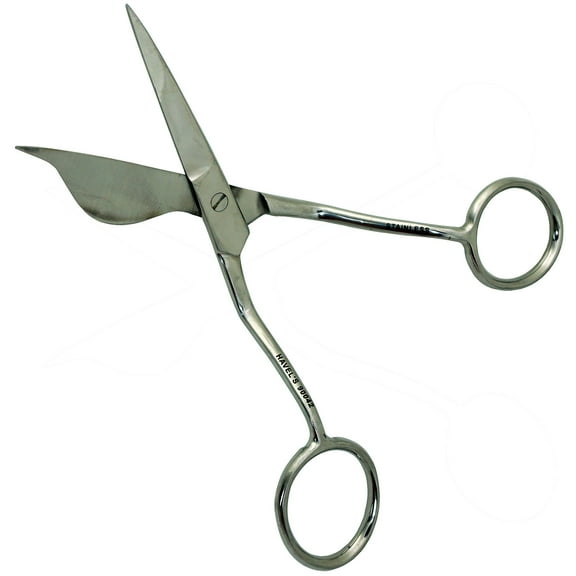 Havel Double Pointed Left Handed Duckbill Applique Scissors 6in