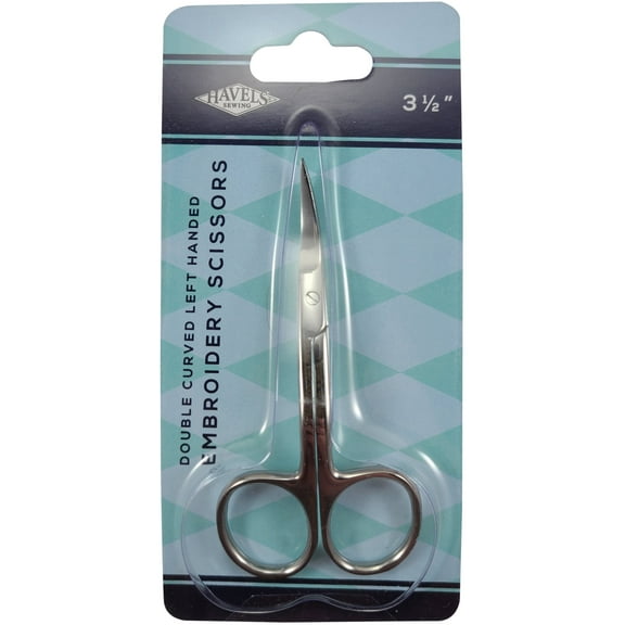 Havel's Double-Curved Embroidery Scissors 3.5"-Left-Handed