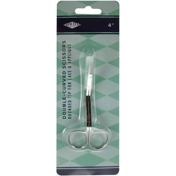 Havel's Double-Curved Lace & Applique Scissors 4"-Rounded Tips