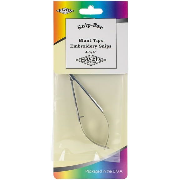 Havel's Snip-Eze Embroidery Snips 4.75"-Blunt Tip