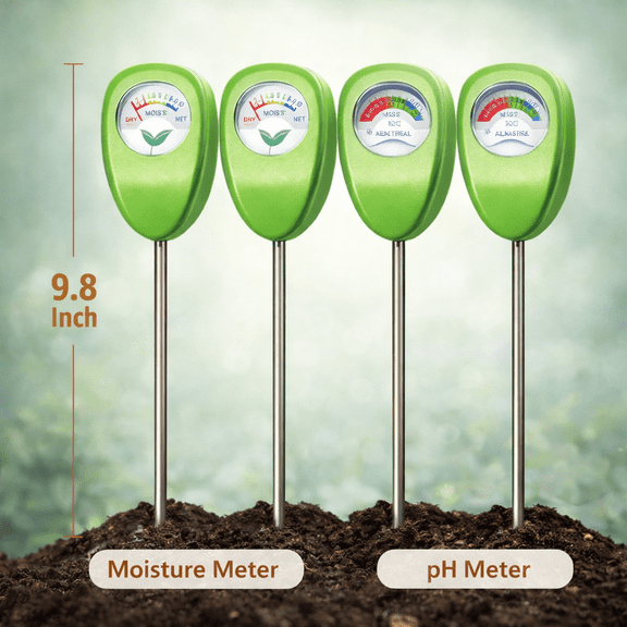 Havelor 9.8 Inch Plant Soil Moisture Tester, Easy-Read Dial for Instant Soil Readings, Monitor Water Levels for Houseplants and Gardens