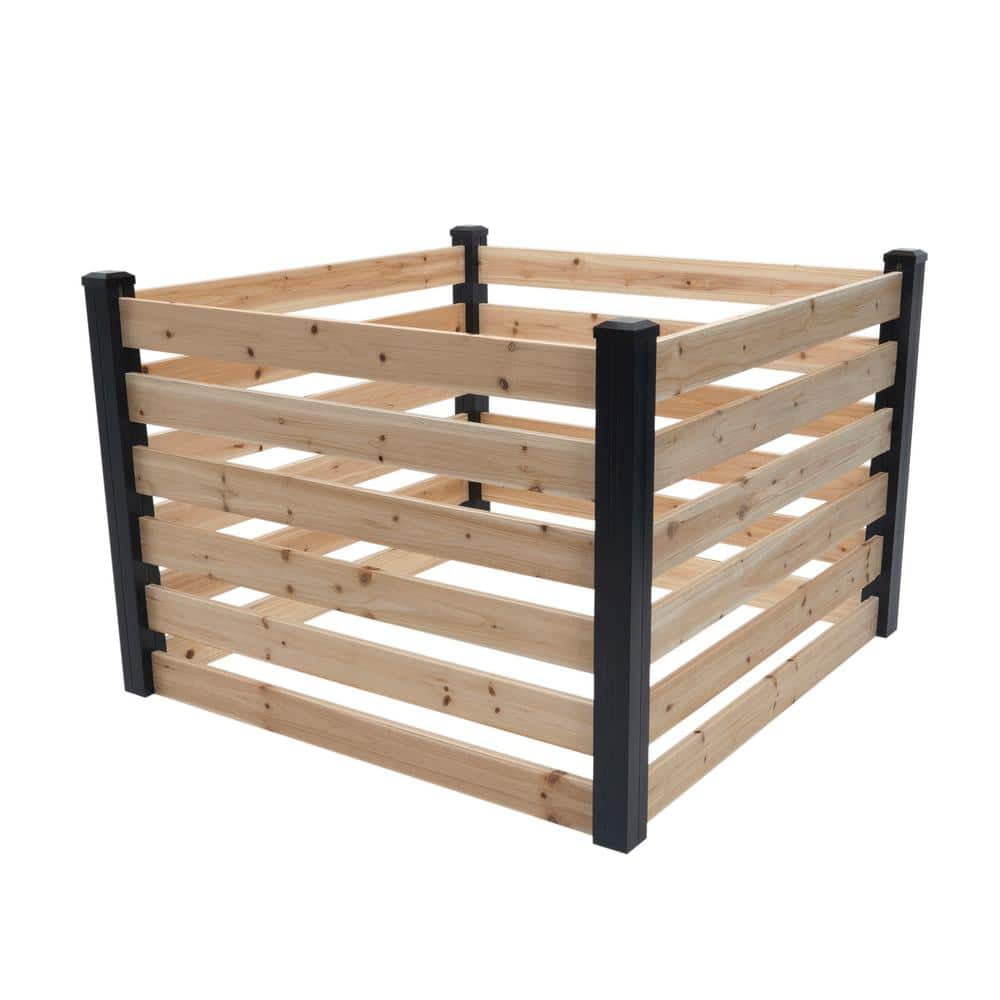 Haven 4 ft. x 4 ft. Cedar Compost Bin