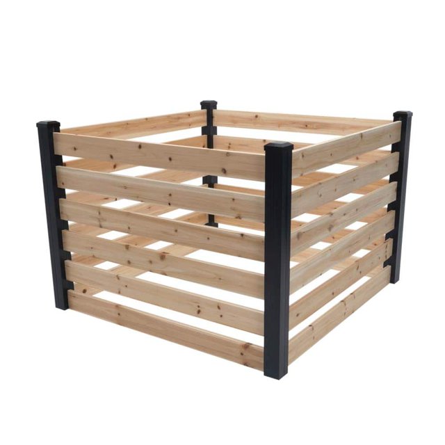Haven 4 ft. x 4 ft. Cedar Compost Bin