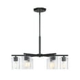 thumbnail image 1 of Haven 6-Light Matte Black Transitional Shaded Chandelier for Entryways, 1 of 12