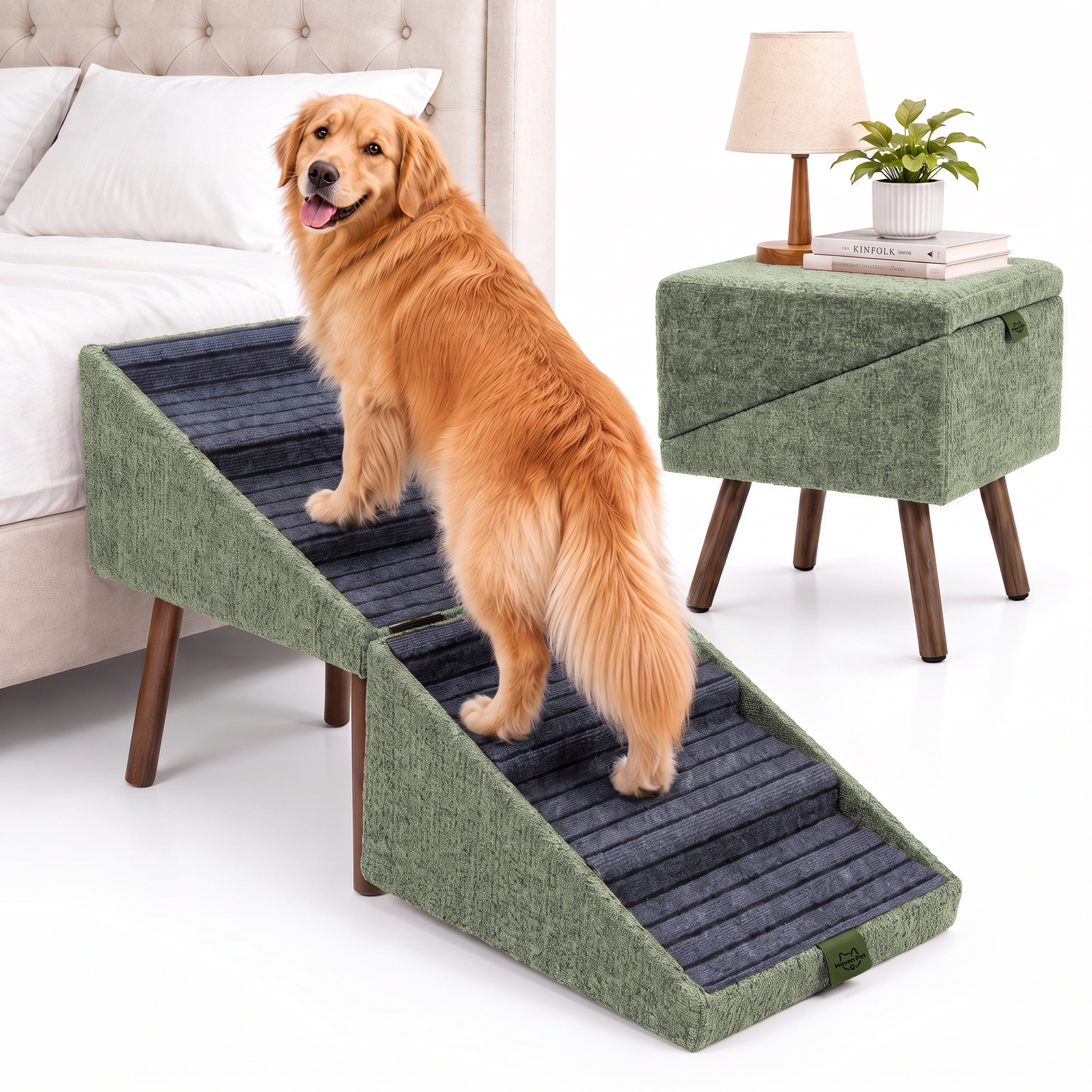 Haven Pet Dog Stairs for High Beds and Sofa, 21.6