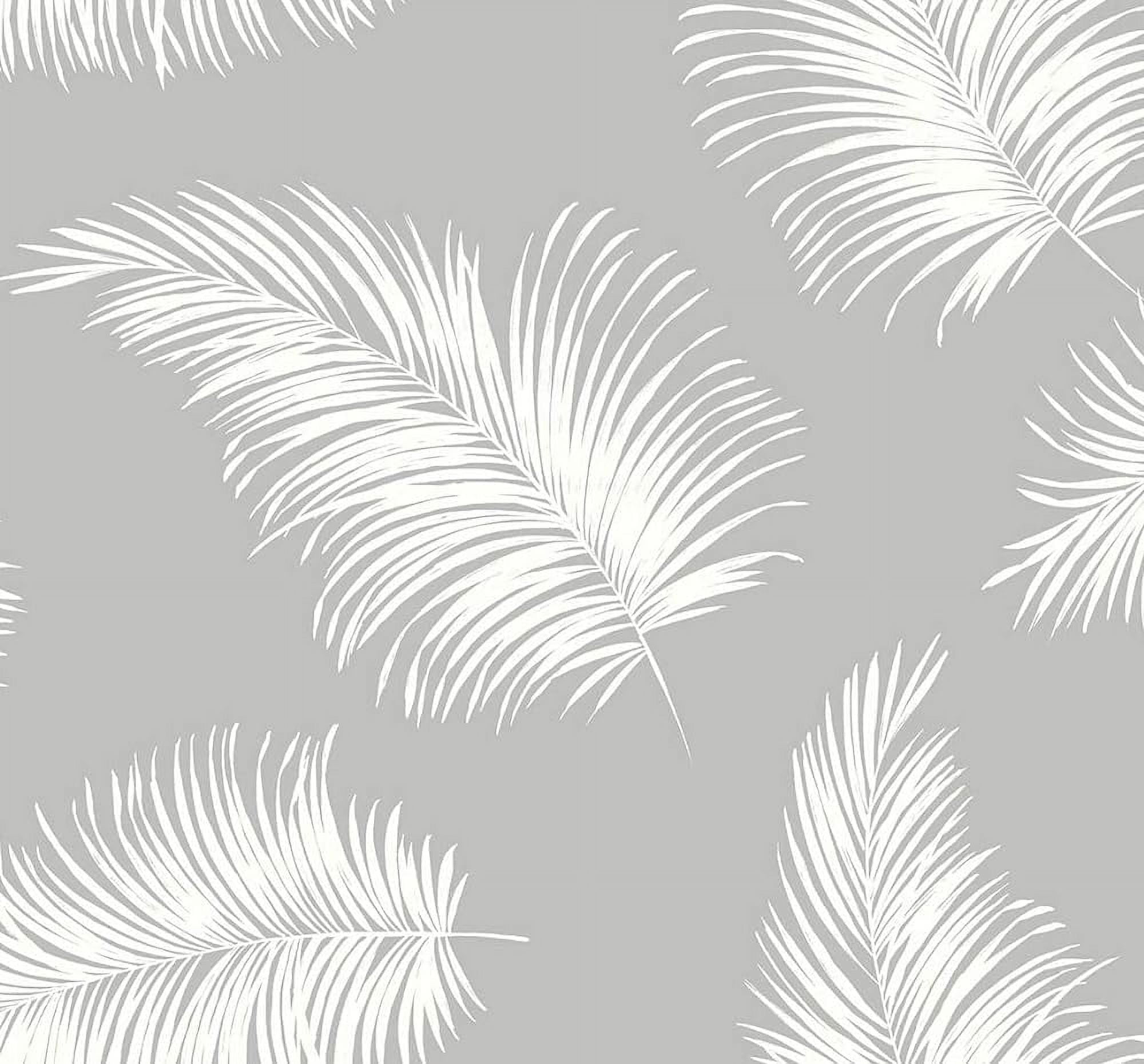 Haven Tossed Palm Peel And Stick Wallpaper (Harbor Mist)