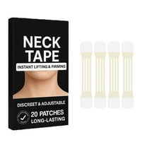 HavenCo Neck Tape for Instant Lifting and Firming, Discreet Adjustable Skin Patches, 20 Long-Lasting Invisible Strips for Smoother Looking Neck and Jawline
