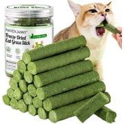 HavenJanny 100g Cat Grass Teething Stick   Indoor Cat Treat for Hairball Relief & Teeth Cleaning