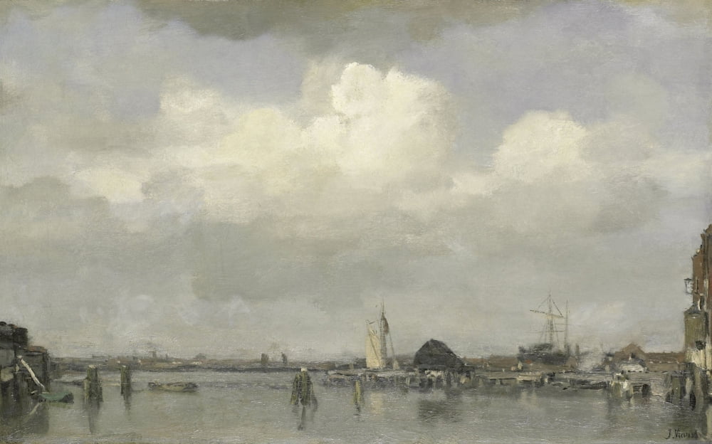 Havengezicht Canvas Art - (36 x 24)
