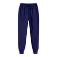 thumbnail image 1 of Huoegna Women's Sweatpants Lightweight Elastic Waist Drawstring Lounge Pants Loose Cuffed Workout Joggers, 1 of 6