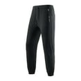 thumbnail image 1 of Havenre Fashion Mens Joggers Sweatpants with Zipper Pockets Casual Drawstring Elastic Waist Stretch Lightweight Athletic Workout Gym Men Pants Black M, 1 of 8