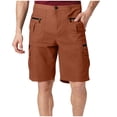 thumbnail image 1 of Havenre Men's Hiking Cargo Shorts Big and Tall Regular Fit Casual Quick Dry Golf Outdoor Work Tactical Shorts with Multi Pocket for Fishing Travel Red XXL, 1 of 7