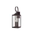 thumbnail image 1 of Havenridge 3-Light Espresso Bronze Hardwired Outdoor Wall Lantern Sconce with Clear Glass (1-Pack), 1 of 5