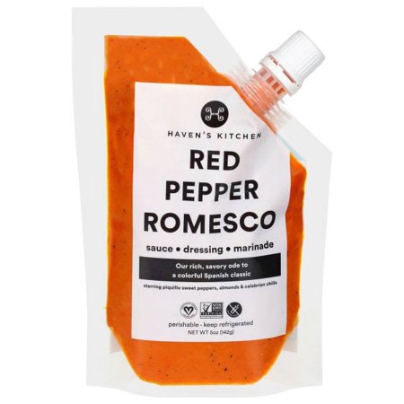 Havens Kitchen Red Pepper Romesco Sauce, 5 Ounce Pouch -- 6 per case.