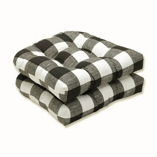 Buffalo plaid cheap patio cushions