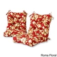 thumbnail image 1 of Greendale Home Fashions Greendale 21 x 42-inch Outdoor Seat/Back Chair Cushion (Set of 2) (Cushions Only) Roma Floral, 1 of 5