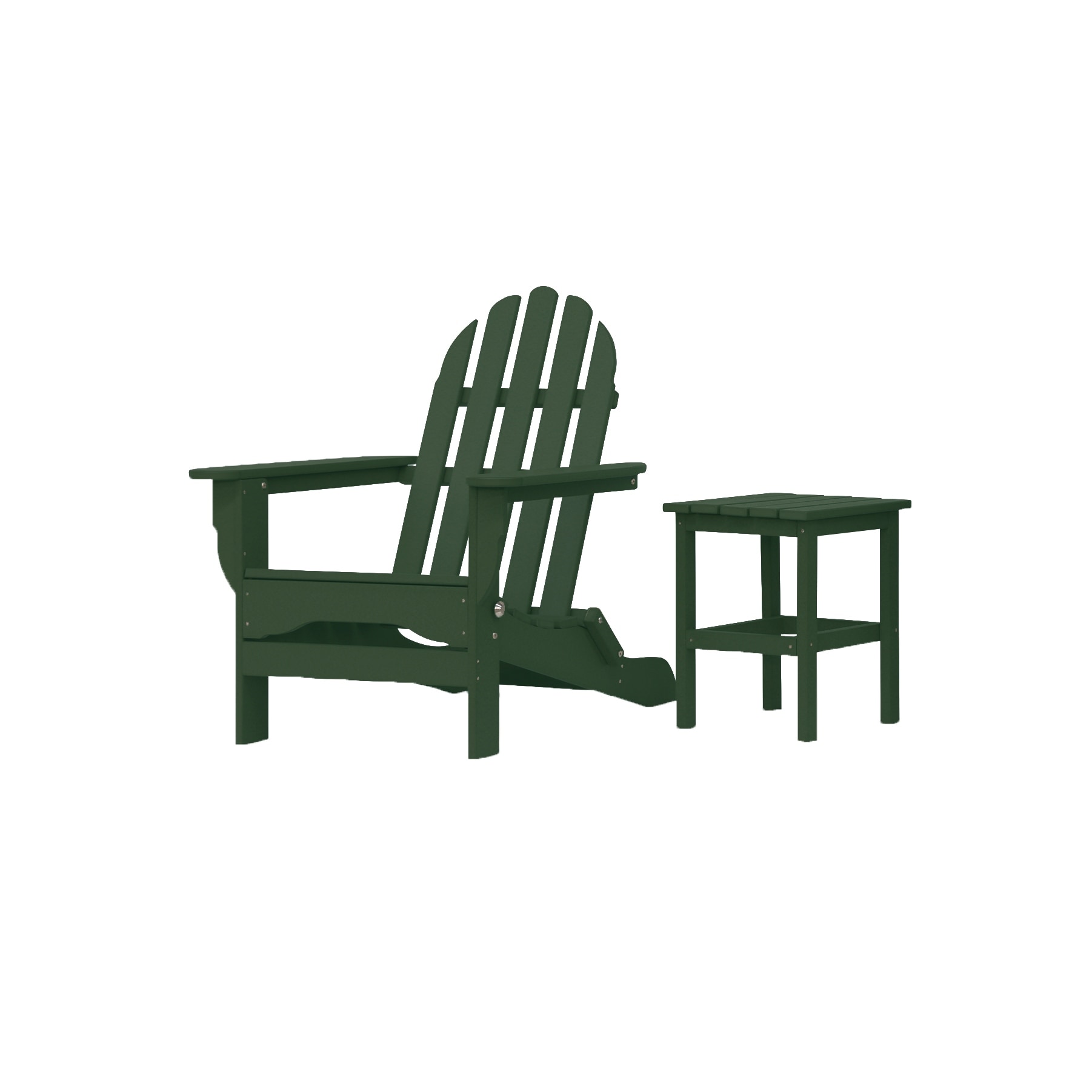 Havenside Home Hawkesbury 2piece Recycled Plastic Folding Adirondack