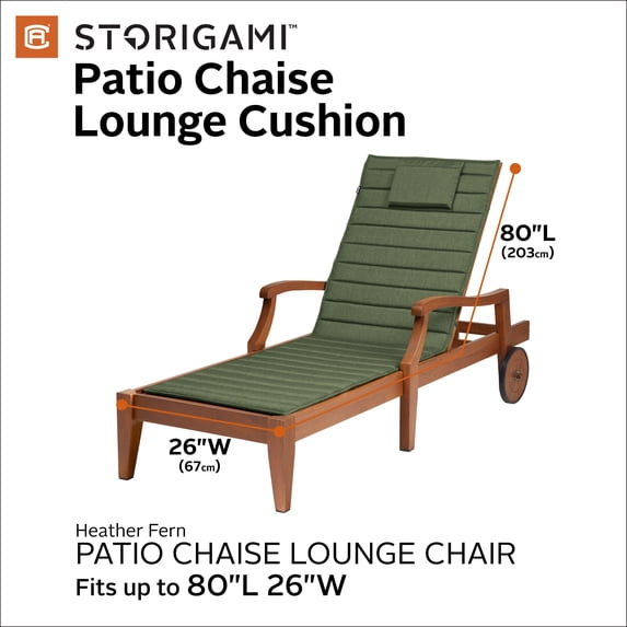 Havenside Home Mushola FadeSafe Chaise Lounge Cushion by Heather Fern Chaise lounge chairs 80" L x 26" W