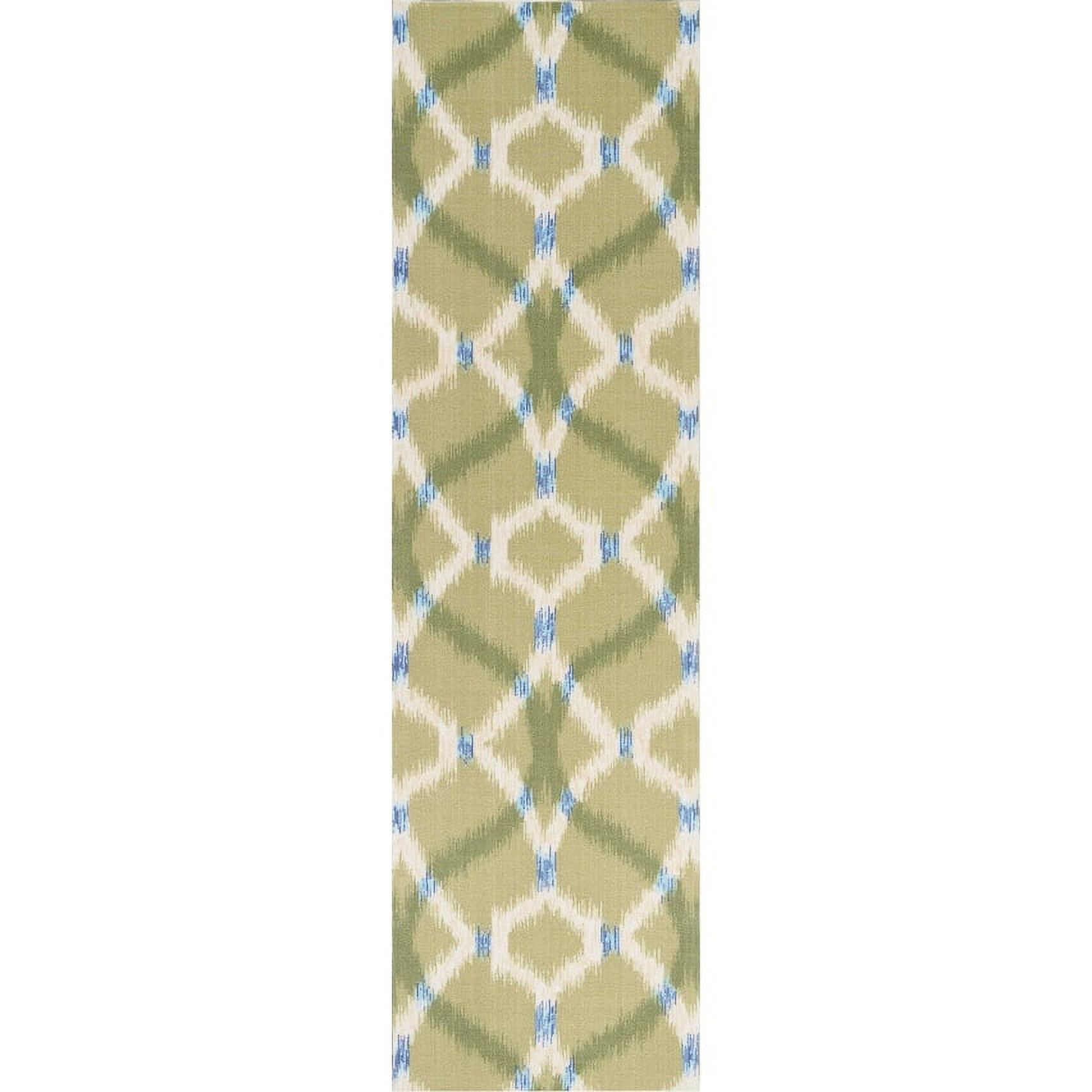 Waverly Naples Trellis Ikat Aegean Indoor/ Outdoor Area Rug by ...