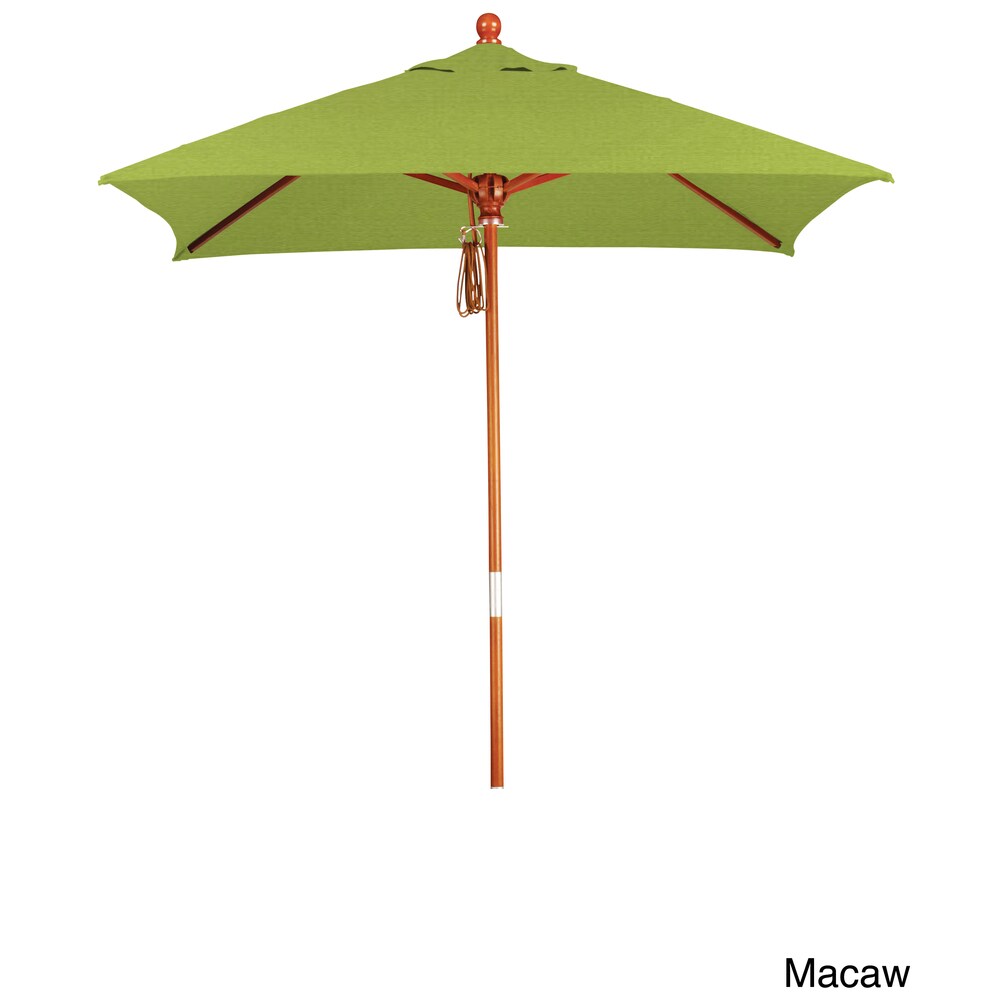 Havenside Home Port Lavaca 6ft Square, Sunbrella Fabric Wooden Patio