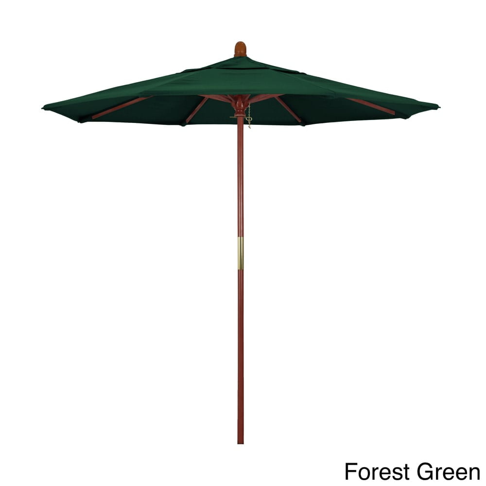 Havenside Home Port Lavaca 7.5ft Round Wood Umbrella by , Base Not