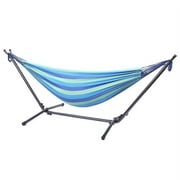 Havenside Home Shella 2-person Portable Garden Hammock with Stand by  - N/A Blue & Green
