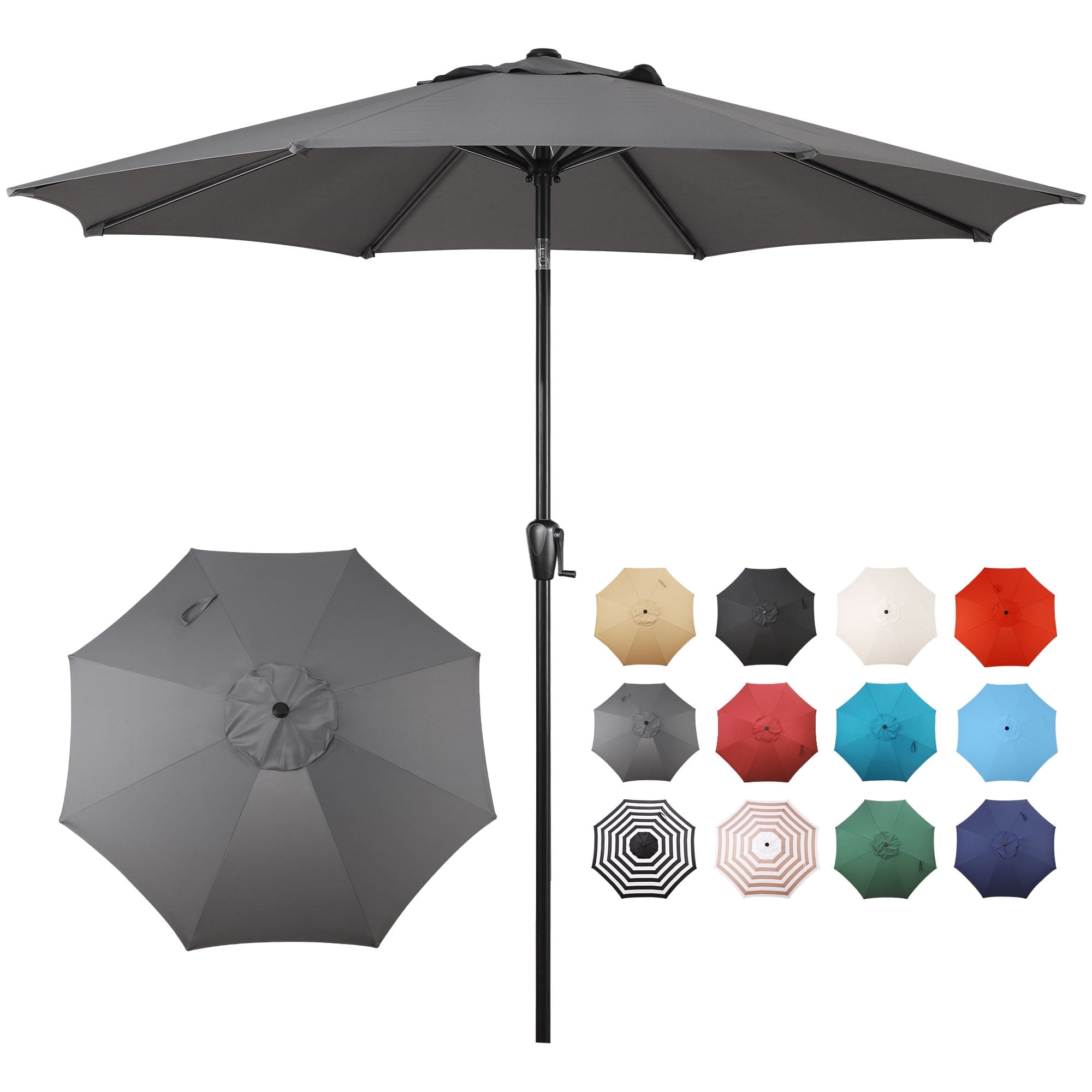 coral coast 9 ft steel offset patio umbrella Coral Coast Replacement Canopy