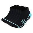 thumbnail image 1 of Havenx Ankle Athletic Running Socks Low Cut Sports Tab Socks for Men and Women 6 Pairs,Black, 1 of 1