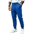 thumbnail image 1 of Havenx Baggy Sweatpants for Men Tapered Legs Drawstring Pants with Pockets Elastic Waist Open Bottom Sweatpants Athletic Comfy Y2k Fall Winter Loose Fit Streetwear,Blue 2XL, 1 of 7