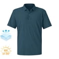 thumbnail image 1 of Havenx Golf Shirts for Men Short Sleeve Quick Dry Performance Polo Collared 3 Buttons Moisture Wicking Golf Shirt Casual Stylish Lightweight Athletic Golf Work Clothes,Royal Blue L, 1 of 6