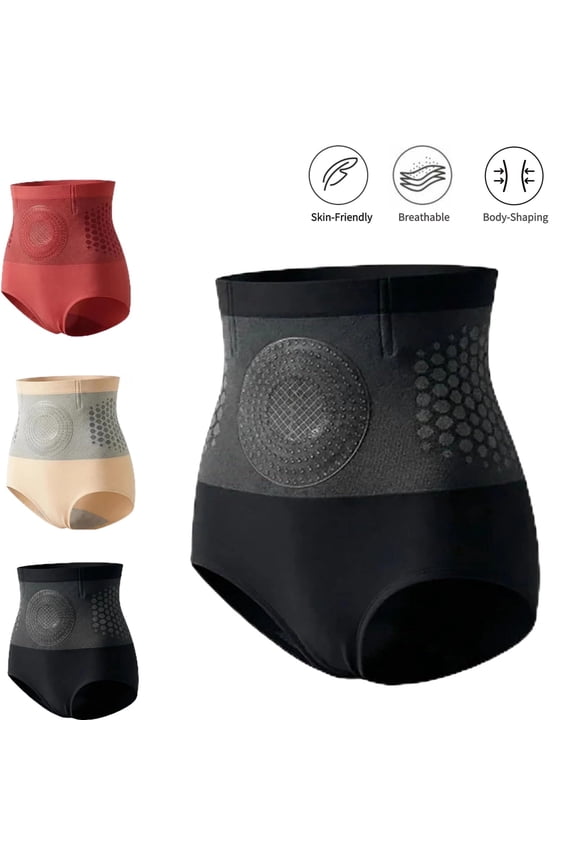 High Waist Butt Lifting Shaping Underwear for Women Seamless Tummy Control Shapewear Underwear Breathable Firming Shaping Underwear,Black XL