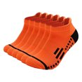 thumbnail image 1 of Havenx Low Cut Ankle Running Socks, No Show Athletic Socks for Sport Workout Yogas 6 Pairs,Saffron, 1 of 1