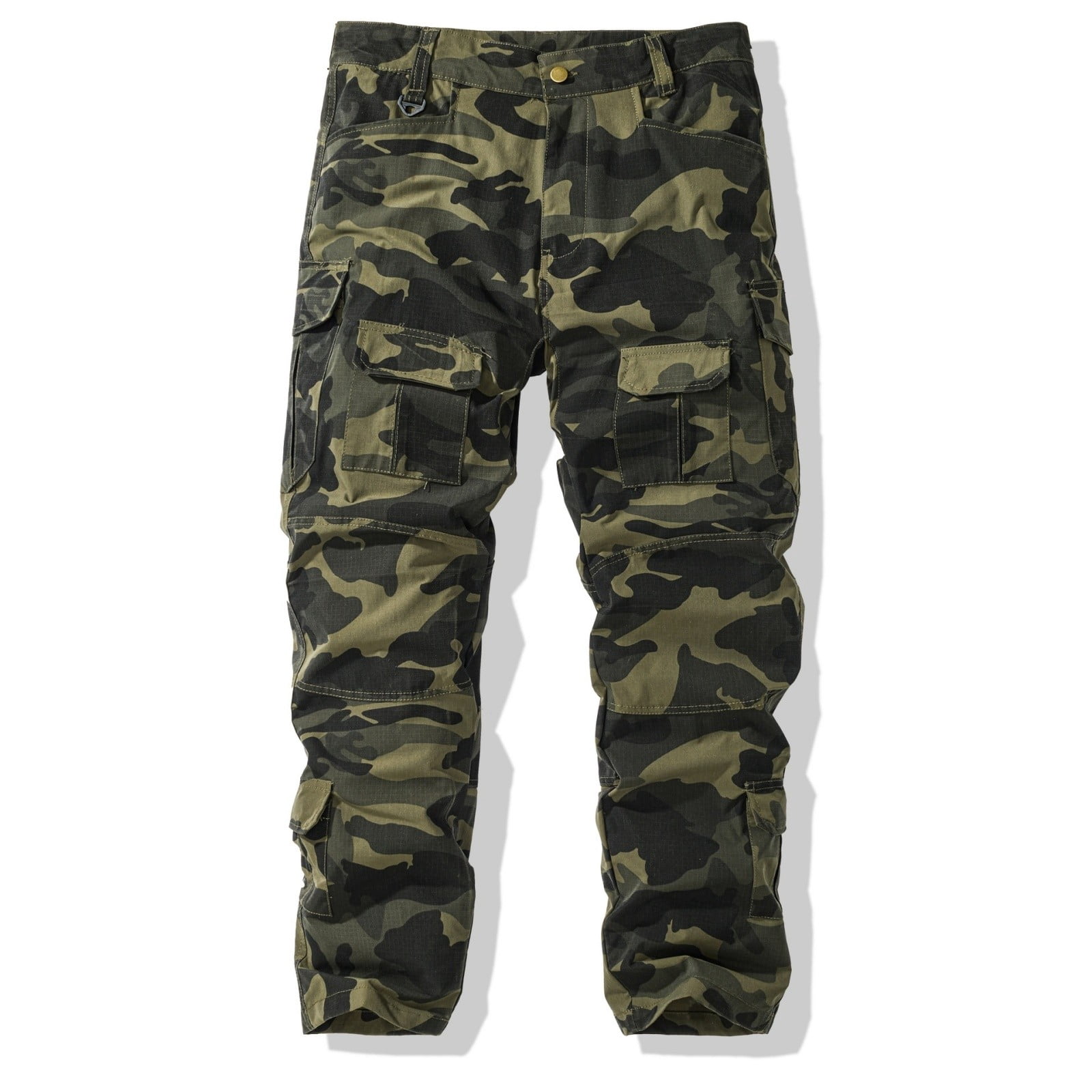 Work Clothes Large Havenx Men's Camo Cargo Work Pants Camo Straight Leg Cargo Pants with ...