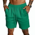 thumbnail image 1 of Havenx Men's Mesh Performance Gym Athletic Shorts Drawstring Elastic Waist Shorts with Pockets Fast Dry Mesh Short Pants Basketball Lounge Gym Workout Summer Wear,Green 3XL, 1 of 4
