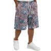 thumbnail image 1 of Havenx Men's Shorts Leaf Camo Print Drawstring Short with Pockets Elastic Waist Short Pant Lightweight Workout Athletic Running Basketball Clothing,Sky Blue 4XL, 1 of 5