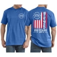 thumbnail image 1 of Havenx Men's We the People T-Shirt Short Sleeve Crewneck Shirts American Flag Design Tshirts Cross Patriotic 250 Years Of Freedom Tee,Blue 2XL, 1 of 4